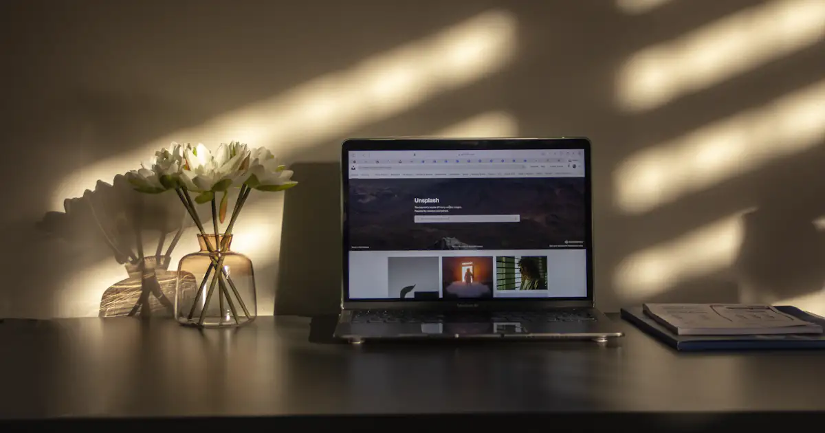 Beginner creating a website in Nigeria without coding on a laptop