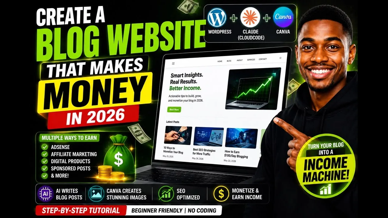 How to create a profitable blog in 2026 with WordPress and Claude AI
