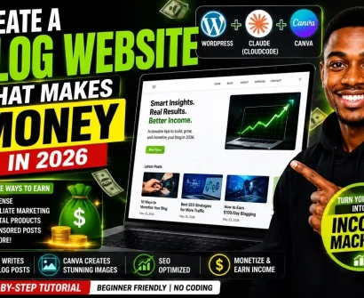 How to create a profitable blog in 2026 with WordPress and Claude AI